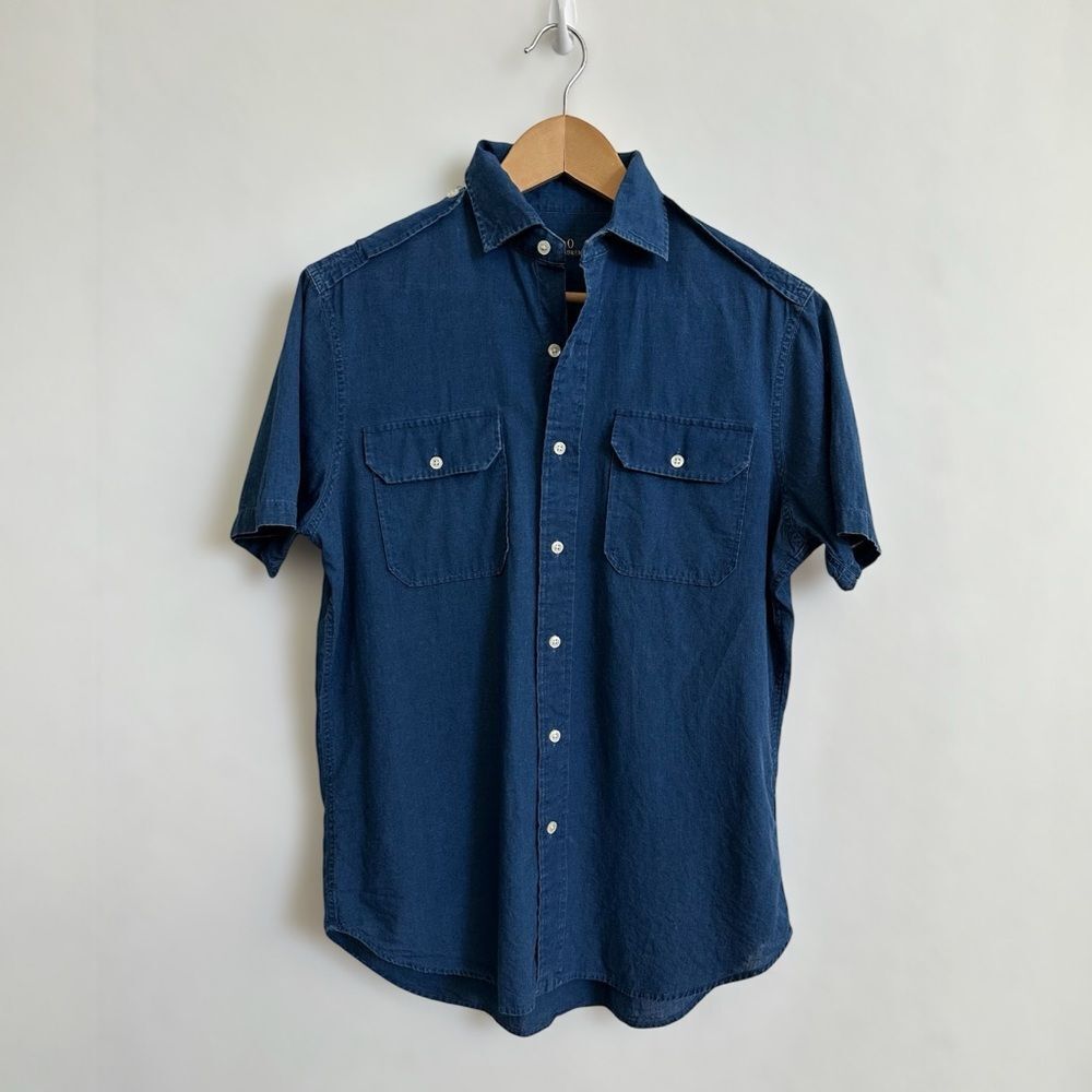 Polo Ralph Lauren Havana Style Shirt Blue Size Small